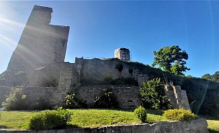 Nicht alle Bereiche der Kugelsburg sind derzeit zugänglich – aufgrund von Bauarbeiten. - Simone Flörke Nicht alle Bereiche der Kugelsburg sind derzeit zugänglich – aufgrund von Bauarbeiten. - Simone Flörke