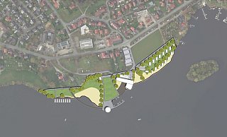 Auf einer Uferlänge von 600 Metern sollen am Nordufer des Lippesees Freizeitangebote entstehen. Es sind beispielsweise Hausboote, ein Naturbad und Ferienwohnungen geplant. - RSK Architekten Auf einer Uferlänge von 600 Metern sollen am Nordufer des Lippesees Freizeitangebote entstehen. Es sind beispielsweise Hausboote, ein Naturbad und Ferienwohnungen geplant. - RSK Architekten
