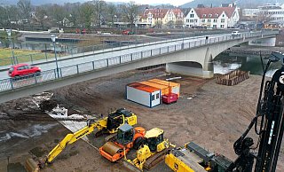 Es hat sich schon einiges getan rund um die Höxteraner Weserbrücke. Vieles mehr soll im kommenden Jahr folgen. Der Zeitplan wird immer konkreter. - Thomas Kube Es hat sich schon einiges getan rund um die Höxteraner Weserbrücke. Vieles mehr soll im kommenden Jahr folgen. Der Zeitplan wird immer konkreter. - Thomas Kube