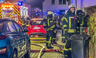 Die Feuerwehr verhinderte größeren Schaden. - Paul Brinkmann Die Feuerwehr verhinderte größeren Schaden. - Paul Brinkmann
