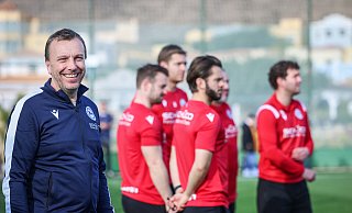 Arminia Bielefelds neuer kaufmännischer Geschäftsführer Christoph Wortmann (l.) hat den DSC ins Trainingslager begleitet. - Sarah Jonek Arminia Bielefelds neuer kaufmännischer Geschäftsführer Christoph Wortmann (l.) hat den DSC ins Trainingslager begleitet. - Sarah Jonek