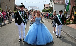 Dietmar Finke und Malina Meier glänzen beim Ausmarsch in Harth. - Johannes Büttner Dietmar Finke und Malina Meier glänzen beim Ausmarsch in Harth. - Johannes Büttner