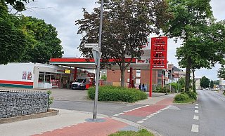 Die Star-Tankstelle an der Königstraße in Minden wurde am 23. Mai überfallen. - Sebastian Radermacher Die Star-Tankstelle an der Königstraße in Minden wurde am 23. Mai überfallen. - Sebastian Radermacher