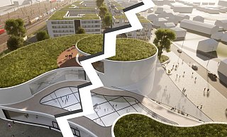 Ein Architekten-Wettbewerb sollte klären, ob das OWL-Forum am Güterbahnhof zu annehmbaren Bedingungen realisierbar ist. - Drees & Sommer/Stadt Herford Ein Architekten-Wettbewerb sollte klären, ob das OWL-Forum am Güterbahnhof zu annehmbaren Bedingungen realisierbar ist. - Drees & Sommer/Stadt Herford
