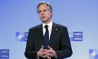 US-Außenminister Antony Blinken sagte der Ukraine während seines Besuchs in Kiew weitere Militärhilfen zu. - dpa US-Außenminister Antony Blinken sagte der Ukraine während seines Besuchs in Kiew weitere Militärhilfen zu. - dpa