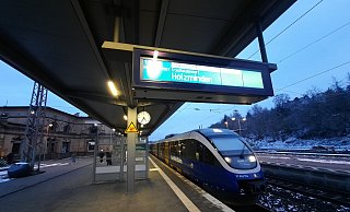 Die Nordwestbahn von Paderborn, quer durch den Kreis Höxter endet in Kreiensen. Hier fährt künftig kein ICE mehr. - David Schellenberg Die Nordwestbahn von Paderborn, quer durch den Kreis Höxter endet in Kreiensen. Hier fährt künftig kein ICE mehr. - David Schellenberg