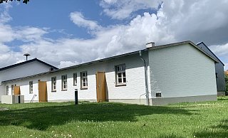 Die Häftlingsbaracke befindet sich am Appellplatz des früheren KZ Niederhagen, der heutigen Gedenkstätte. - Jens Reddeker Die Häftlingsbaracke befindet sich am Appellplatz des früheren KZ Niederhagen, der heutigen Gedenkstätte. - Jens Reddeker