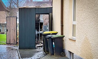 Ein Bild von der Outdoor-Küche nach dem Brand. - Mller Ein Bild von der Outdoor-Küche nach dem Brand. - Mller