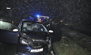 Bei einem Verkehrsunfall in Rietberg wurde eine Person schwer verletzt. - Rainer Stephan Bei einem Verkehrsunfall in Rietberg wurde eine Person schwer verletzt. - Rainer Stephan