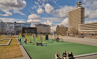 Die Umgestaltung des Kesselbrink zählt zu den auffälligsten städtebaulichen Neuordnungen im Kernbereich Bielefelds. - Bauamt Die Umgestaltung des Kesselbrink zählt zu den auffälligsten städtebaulichen Neuordnungen im Kernbereich Bielefelds. - Bauamt