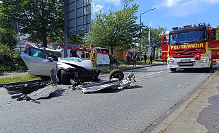 Bei einem schweren Verkehrsunfall in Bünde kam ein 48-Jähriger ums Leben. - Sven Hauhart Bei einem schweren Verkehrsunfall in Bünde kam ein 48-Jähriger ums Leben. - Sven Hauhart