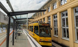 Wegen einer Weichenstörung kommt es aktuell zu Behinderungen auf der Bielefelder Stadtbahnlinie 3. - Dennis Angenendt Wegen einer Weichenstörung kommt es aktuell zu Behinderungen auf der Bielefelder Stadtbahnlinie 3. - Dennis Angenendt