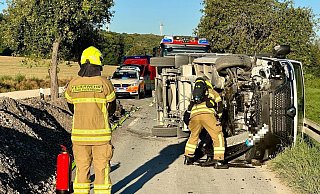 Zu einem Unfall mit mehreren Verletzen kam es am Freitagmorgen in Paderborn-Dahl. - Ralph Meyer Zu einem Unfall mit mehreren Verletzen kam es am Freitagmorgen in Paderborn-Dahl. - Ralph Meyer
