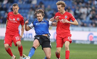 Arminia Bielefeld unterliegt der SpVgg Unterhaching 1:2. - Oliver Krato Arminia Bielefeld unterliegt der SpVgg Unterhaching 1:2. - Oliver Krato