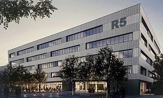 Im Gebäude R5 (Visualisierung) sollen ab dem vierten Quartal 2024 Mediziner und Biologen unterrichtet werden. - Universität Bielefeld Im Gebäude R5 (Visualisierung) sollen ab dem vierten Quartal 2024 Mediziner und Biologen unterrichtet werden. - Universität Bielefeld