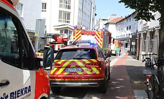 Zwei Straßen in der Bielefelder Altstadt sind im Moment komplett gesperrt. - Charlotte Mahncke Zwei Straßen in der Bielefelder Altstadt sind im Moment komplett gesperrt. - Charlotte Mahncke