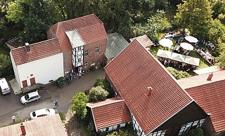 Kemenas Mühle in Gohfeld ist als besonderes technisches Kulturdenkmal eingestuft. - Mühlengruppe Kemenas Mühle in Gohfeld ist als besonderes technisches Kulturdenkmal eingestuft. - Mühlengruppe