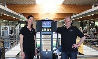 Silke Peukert und Jens Möllmann betreiben ihr Fitnessstudio inzwischen seit zehn Jahren in ihrem eigenen Gebäude an der Rathausstraße. - Judith Gladow Silke Peukert und Jens Möllmann betreiben ihr Fitnessstudio inzwischen seit zehn Jahren in ihrem eigenen Gebäude an der Rathausstraße. - Judith Gladow
