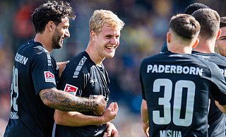 Adriano Grimaldi (l.) und Mattes Hansen (M.) stehen gegen Nürnberg in der SCP-Startelf. Florent Muslija fehlt dagegen. - Imago Images Adriano Grimaldi (l.) und Mattes Hansen (M.) stehen gegen Nürnberg in der SCP-Startelf. Florent Muslija fehlt dagegen. - Imago Images
