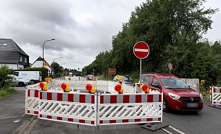 Die Sperrung der Bielefelder Straße ab Westring stadtauswärts wird im Laufe des Freitags aufgehoben. - Frank-Michael Kiel-Steinkamp Die Sperrung der Bielefelder Straße ab Westring stadtauswärts wird im Laufe des Freitags aufgehoben. - Frank-Michael Kiel-Steinkamp