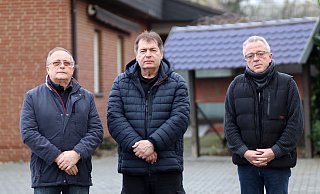 Der erste Vorsitzende Karl Heinz Scheibe (von links), Geschäftsführer Bernd Kubert und sein Vorgänger Stefan Türbsch sprachen über den Missbrauchsfall im Verein. - Alex Lehn Der erste Vorsitzende Karl Heinz Scheibe (von links), Geschäftsführer Bernd Kubert und sein Vorgänger Stefan Türbsch sprachen über den Missbrauchsfall im Verein. - Alex Lehn