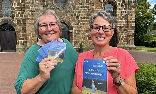 Ingrid Wilmsmeier (l.) und Eveline Taut freuen sich auf die Lesung mit Carla Berling in Rehme. - Nicole Sielermann Ingrid Wilmsmeier (l.) und Eveline Taut freuen sich auf die Lesung mit Carla Berling in Rehme. - Nicole Sielermann