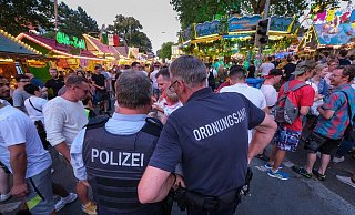 Polizei und Ordnungsamt werden wieder gemeinsam auf Libori unterwegs sein. - Foto: Andreas Zobe/NW Polizei und Ordnungsamt werden wieder gemeinsam auf Libori unterwegs sein. - Foto: Andreas Zobe/NW