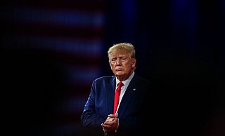 Der ehemalige Präsident Donald Trum bei einer Konferenz am Wochenende. - CHANDAN KHANNA / AFP Der ehemalige Präsident Donald Trum bei einer Konferenz am Wochenende. - CHANDAN KHANNA / AFP