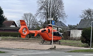Per Rettungshubschrauber wurde ein Notarzt zu einem Einsatz an die Todtenhauser Straße transportiert. - Patrick Schwemling Per Rettungshubschrauber wurde ein Notarzt zu einem Einsatz an die Todtenhauser Straße transportiert. - Patrick Schwemling