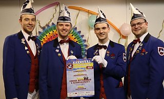 Das Foto zeigt Simon Wöstefeld (v. l.), Lukas Wöstefeld, Moritz Wöstefeld und Jonas Behrenberg. - x Das Foto zeigt Simon Wöstefeld (v. l.), Lukas Wöstefeld, Moritz Wöstefeld und Jonas Behrenberg. - x