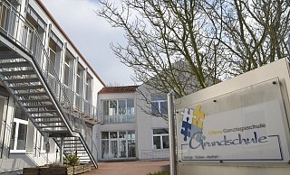 Die Aula der Grundschule Spenge/Hücker-Aschen kann derzeit nicht genutzt werden. - Mareike Patock Die Aula der Grundschule Spenge/Hücker-Aschen kann derzeit nicht genutzt werden. - Mareike Patock