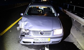 Der VW Bora der Unfallflüchtigen. - Polizei Der VW Bora der Unfallflüchtigen. - Polizei