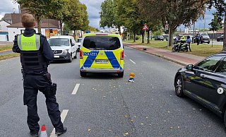 Die Kontrollstation der Paderborner Polizei an der Bahnhofstraße. - Polizei Paderborn Die Kontrollstation der Paderborner Polizei an der Bahnhofstraße. - Polizei Paderborn