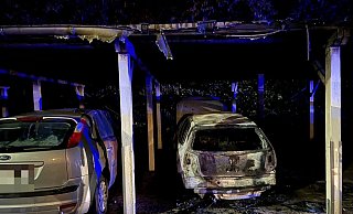 Ausgebrannt: Am VW Polo entstand Totalschaden. - Charlotte Mahncke Ausgebrannt: Am VW Polo entstand Totalschaden. - Charlotte Mahncke