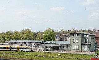 Ein Zug im Bahnhof Rahden - auf diesen Anblick müssen die Rahdener schon seit Wochen verzichten. - Joern Spreen-Ledebur Ein Zug im Bahnhof Rahden - auf diesen Anblick müssen die Rahdener schon seit Wochen verzichten. - Joern Spreen-Ledebur