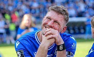 Fabian Klos wird Arminia Bielefeld auch im Anschluss an seine aktive Karriere in anderer Funktion erhalten bleiben. - Andreas Zobe Fabian Klos wird Arminia Bielefeld auch im Anschluss an seine aktive Karriere in anderer Funktion erhalten bleiben. - Andreas Zobe
