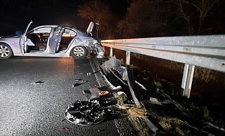 Unfall auf der Bundesstraße 239 bei Höxter-Fürstenau. - David Schellenberg Unfall auf der Bundesstraße 239 bei Höxter-Fürstenau. - David Schellenberg