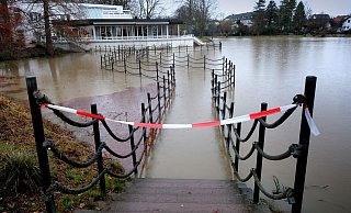 Vor über einem Jahr sorgte Starkregen im Kreis Gütersloh an einigen Stellen für Hochwasser. - Andreas Frücht Vor über einem Jahr sorgte Starkregen im Kreis Gütersloh an einigen Stellen für Hochwasser. - Andreas Frücht