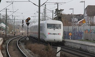 Der ICE könnte künftig auf den mittleren Gleisen durch Bad Oeynhausen durchrauschen. - Ulf Hanke Der ICE könnte künftig auf den mittleren Gleisen durch Bad Oeynhausen durchrauschen. - Ulf Hanke