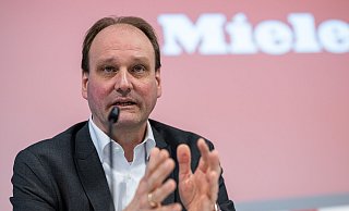Das Gütersloher Unternehmen Miele richtet sein Wäschepflege-Sortiment neu aus. - Guido Kirchner/dpa Das Gütersloher Unternehmen Miele richtet sein Wäschepflege-Sortiment neu aus. - Guido Kirchner/dpa