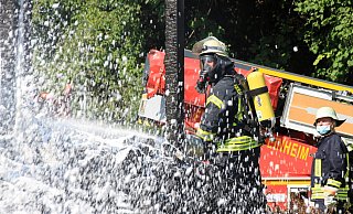 Einsatz bei einem Wohnhausbrand in Himmighausen-Bahnhof. - David Schellenberg Einsatz bei einem Wohnhausbrand in Himmighausen-Bahnhof. - David Schellenberg