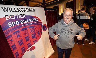 Beim Neujahrstreffen der SPD: Oberbürgermeister Pit Clausen. - Oliver Krato Beim Neujahrstreffen der SPD: Oberbürgermeister Pit Clausen. - Oliver Krato