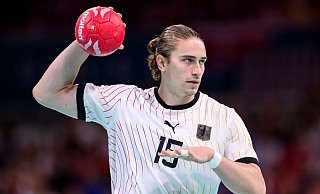 Rückraumspieler Juri Knorr sieht andere Länder beim nächsten WM-Turnier sportlich noch vor Deutschland. - Tom Weller/dpa Rückraumspieler Juri Knorr sieht andere Länder beim nächsten WM-Turnier sportlich noch vor Deutschland. - Tom Weller/dpa