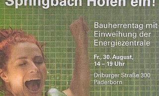 Stein des Anstoßes: Die Werbung der ESW Lokal zum "Bauherrentag". - Hans-Hermann Igges Stein des Anstoßes: Die Werbung der ESW Lokal zum "Bauherrentag". - Hans-Hermann Igges