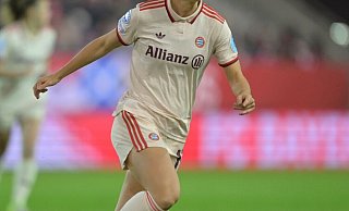 Trifft für den FC Bayern in Hoffenheim: Klara Bühl - Peter Kneffel/dpa Trifft für den FC Bayern in Hoffenheim: Klara Bühl - Peter Kneffel/dpa