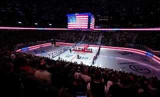 US-Gast in München: Die Buffalo Sabres aus der NHL. - Sven Hoppe/dpa US-Gast in München: Die Buffalo Sabres aus der NHL. - Sven Hoppe/dpa