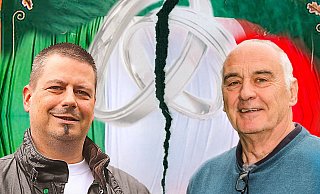Getrennte Wege: Carsten Friedrichs (l.), zweiter Vorsitzender der Schützengesellschaft Mennighüffen, und Wilfried Wöhrmann, sportlicher Leiter der Schützengesellschaft Obernbeck. - Ulf Hanke, Montage: Thomas Grundmann Getrennte Wege: Carsten Friedrichs (l.), zweiter Vorsitzender der Schützengesellschaft Mennighüffen, und Wilfried Wöhrmann, sportlicher Leiter der Schützengesellschaft Obernbeck. - Ulf Hanke, Montage: Thomas Grundmann