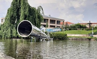 Im Paderquellgebiet findet zum ersten Mal das Confluence-Festival statt. Zu sehen ist dann auch die Kunstinstallation „Verstärker“ von Udo Leis. - Marc Schröder Im Paderquellgebiet findet zum ersten Mal das Confluence-Festival statt. Zu sehen ist dann auch die Kunstinstallation „Verstärker“ von Udo Leis. - Marc Schröder