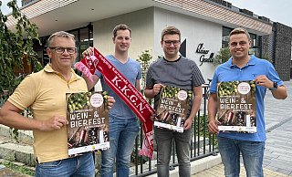 Die Organisatoren Günter Settertobulte, Oliver Venker, Niklas Kleinewietfeld und Kay Settertobulte (v.l.) freuen sich auf das bevorstehende Fest am Kolpinghaus. - Birgit Vredenburg Die Organisatoren Günter Settertobulte, Oliver Venker, Niklas Kleinewietfeld und Kay Settertobulte (v.l.) freuen sich auf das bevorstehende Fest am Kolpinghaus. - Birgit Vredenburg