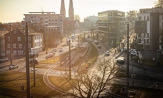 Die Kreuzstraße in Bielefeld wird jetzt acht Wochen lang gesperrt. - Sarah Jonek (Archiv) Die Kreuzstraße in Bielefeld wird jetzt acht Wochen lang gesperrt. - Sarah Jonek (Archiv)